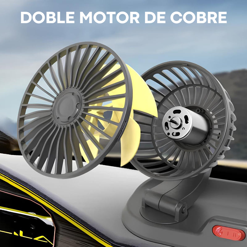 Doble Ventilador Articulado Portátil TurboMax™ [ULTRA POTENTE]