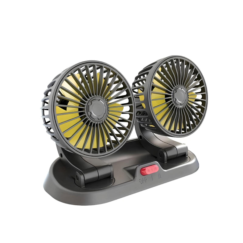 Doble Ventilador Articulado Portátil TurboMax™ [ULTRA POTENTE]